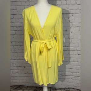 Yellow Women's Cardigan One Size